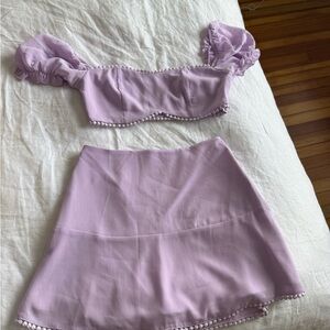 Revolve More to Come Skirt Set